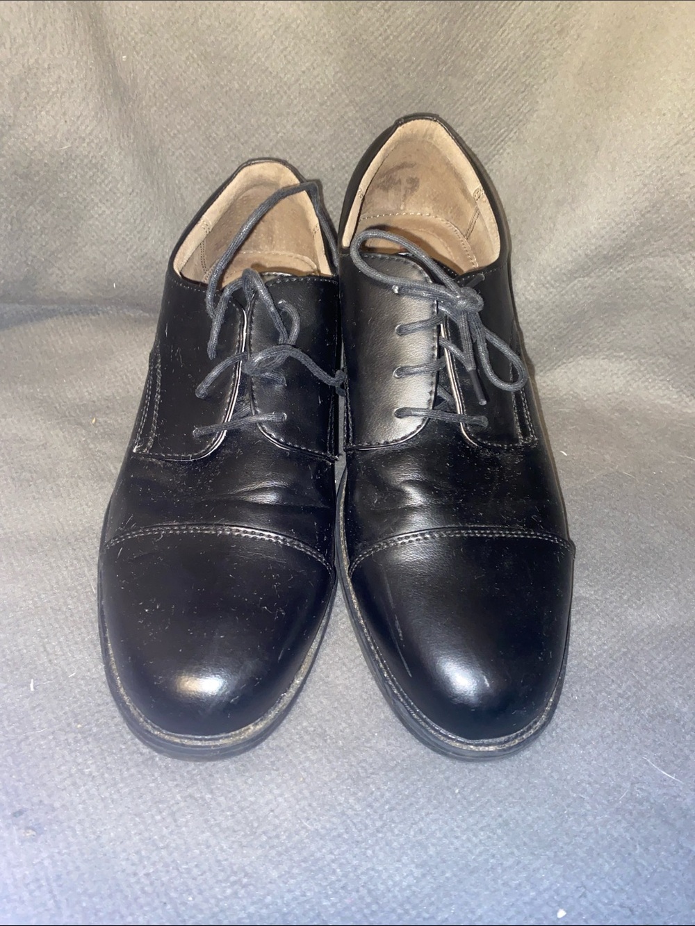 Dexter Black Cap-Toe Oxford Dress Shoes